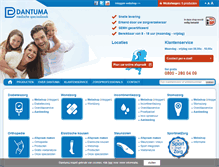 Tablet Screenshot of dantuma.com